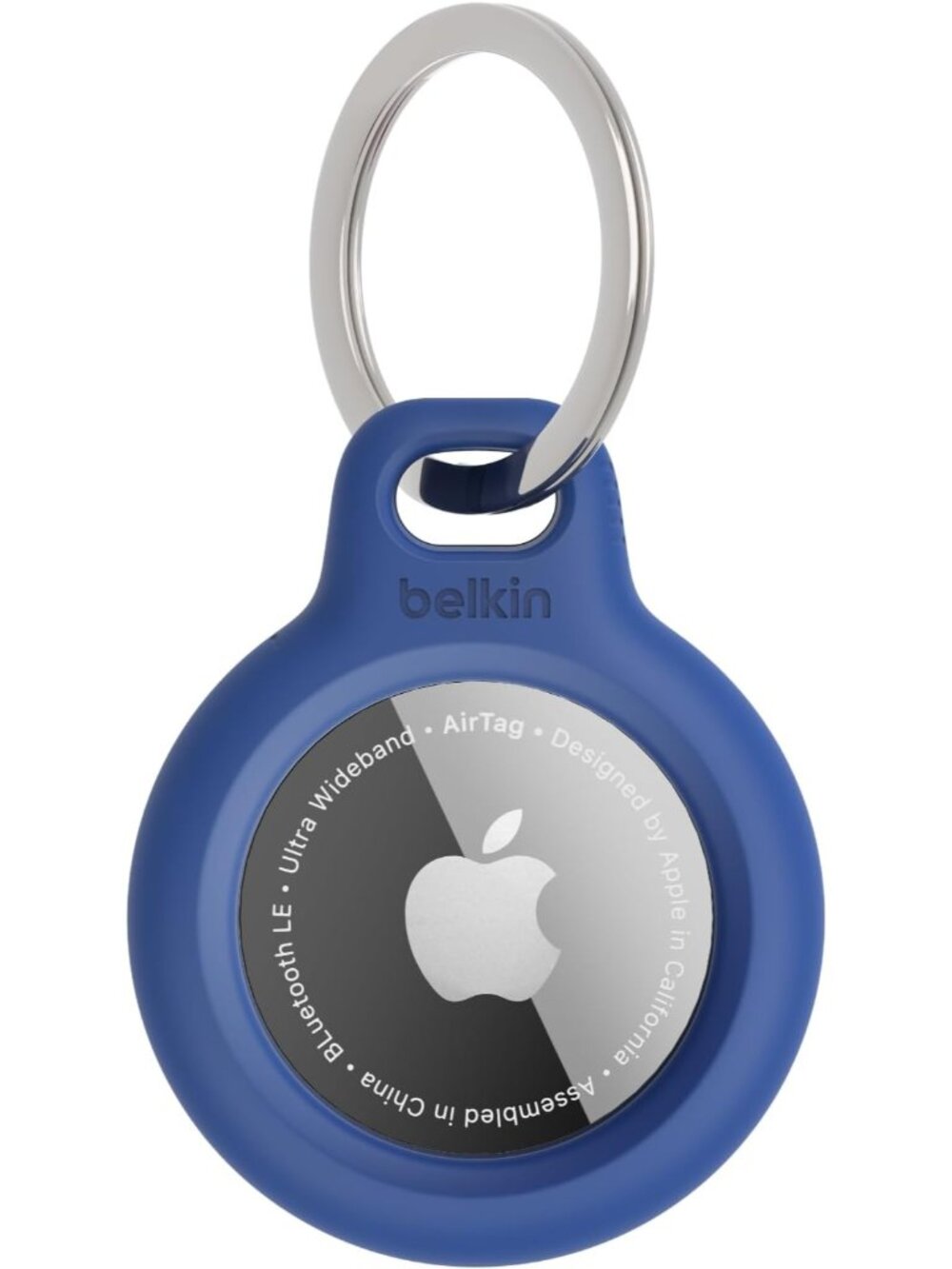 Apple AirTag Holder Keychain with Key Ring, Scratch-Resistant